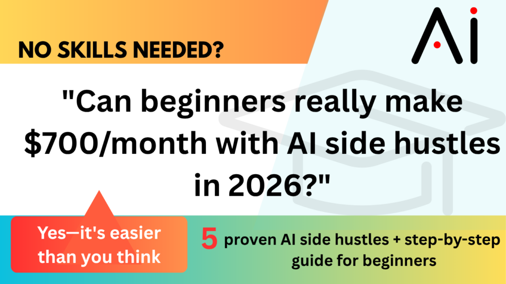How to Make $700/Month with AI Side Hustles (Beginner-Friendly Guide ...