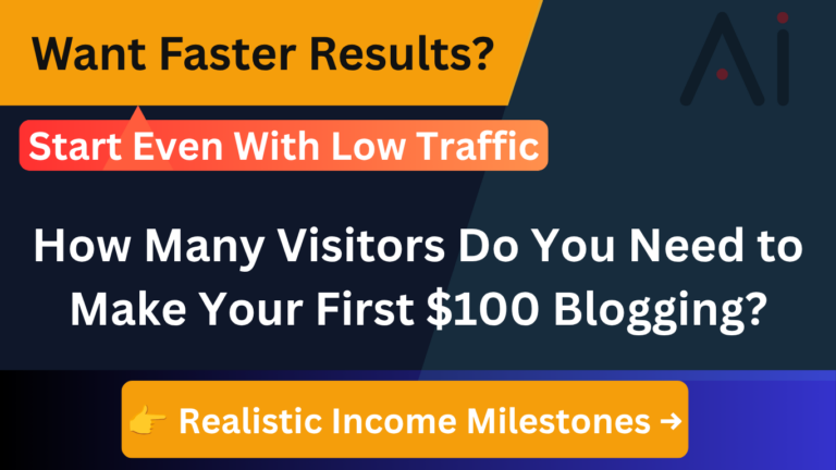 How Much Traffic Do You Need to Make Money Blogging? (2026 Guide)