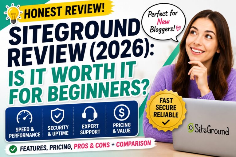 SiteGround Review (2026): Is It Worth It for Beginners?