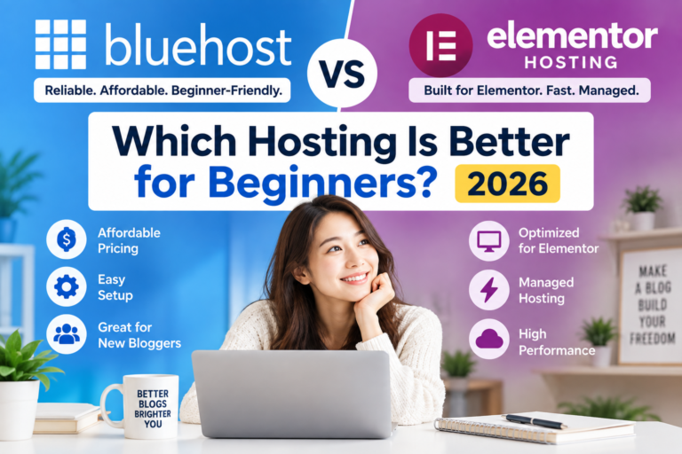 Bluehost vs Elementor Hosting (2026): Which Hosting Is Better for Beginners?