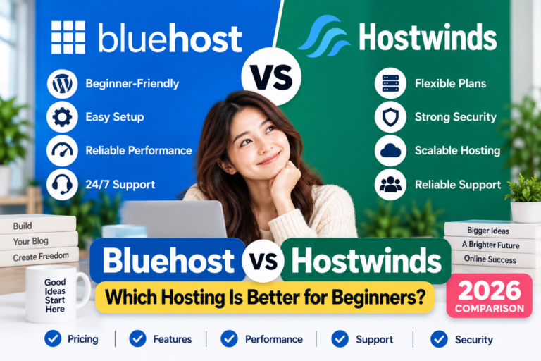 Bluehost vs Hostwinds (2026): Which Hosting Is Better for Beginners?