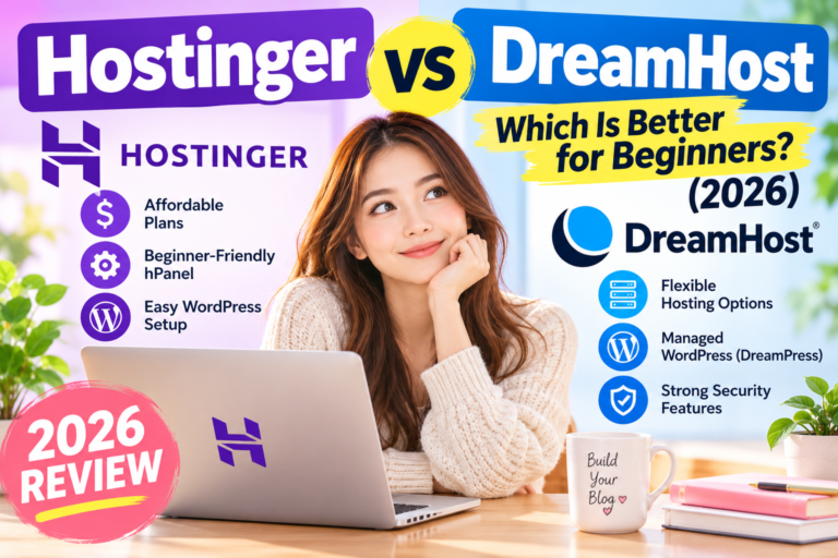 Hostinger vs DreamHost (2026): Which Is Better for Beginners?