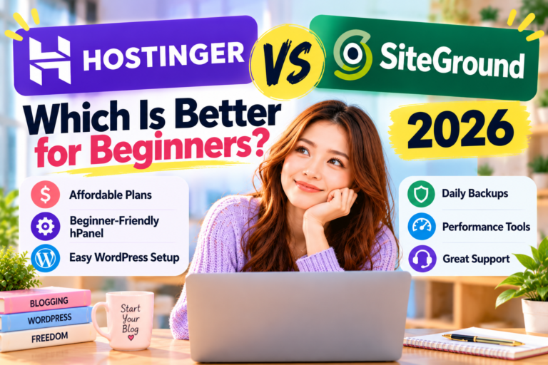 Hostinger vs SiteGround (2026): Which Is Better for Beginners?